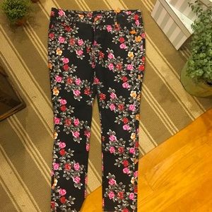 Adorable Floral Jeans/Pants by Islandia sz 13!